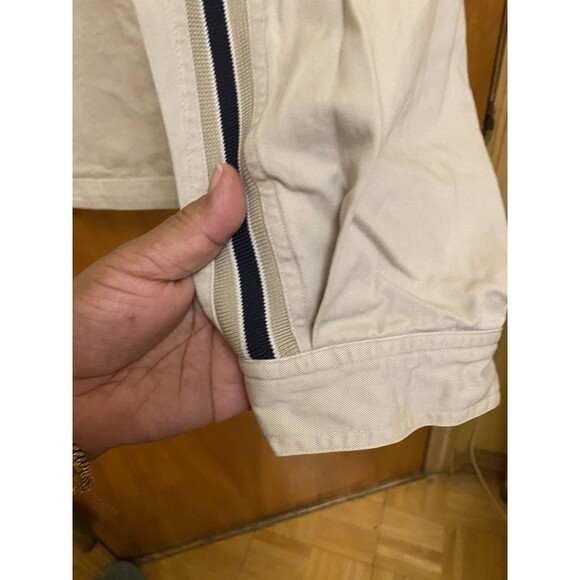 North Bay B.BM Sportswear Cotton Beige Jacket Coat Mens Size L Vintage - Picture 14 of 16